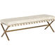 Kenji Gold / Bravo Cream Bench, Small